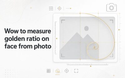 How to measure golden ratio on face from photo